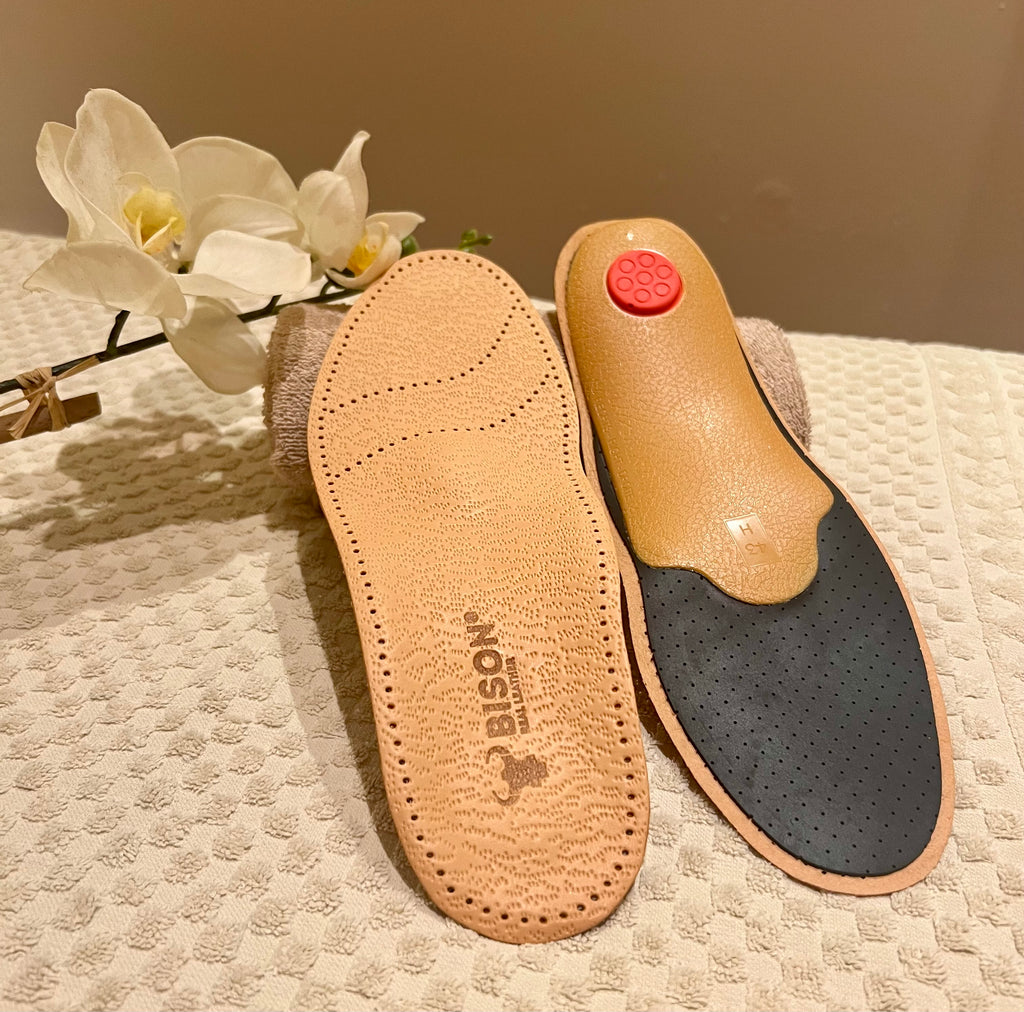 Orthopedic Real Leather Insoles for Flat Feet