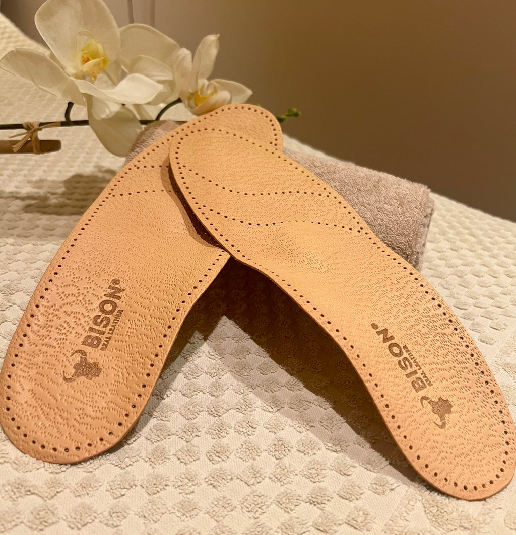 Orthopedic Real Leather Insoles for Flat Feet